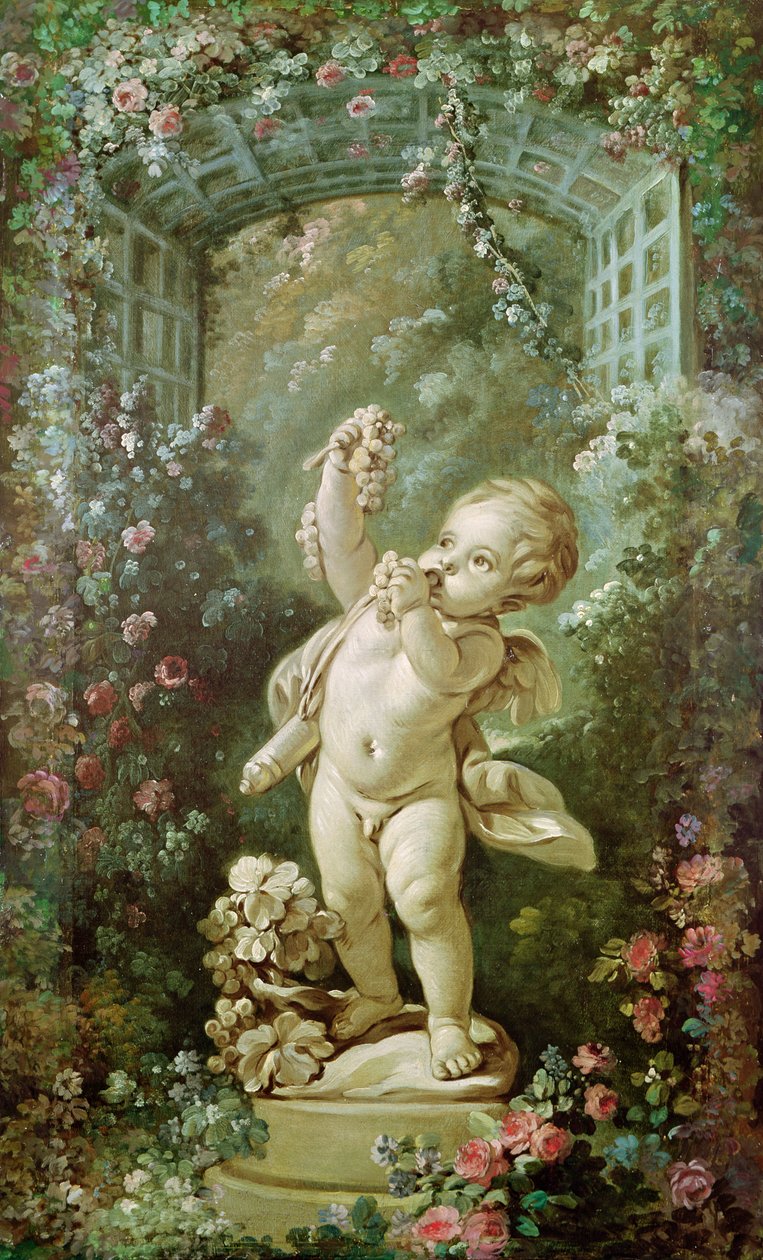 Cupido con uvas de François Boucher