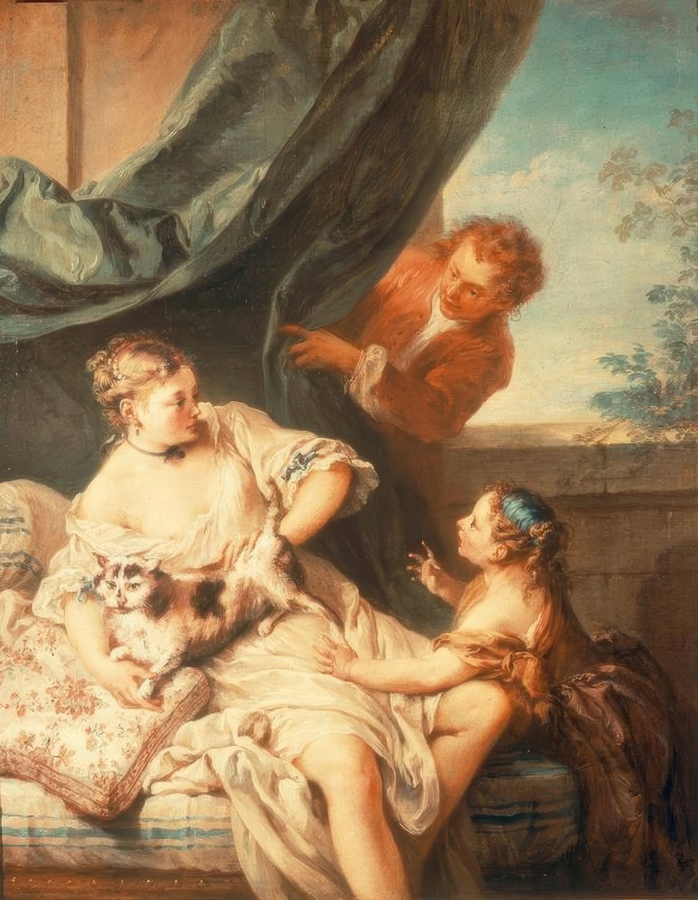 El visitante inesperado de François Boucher