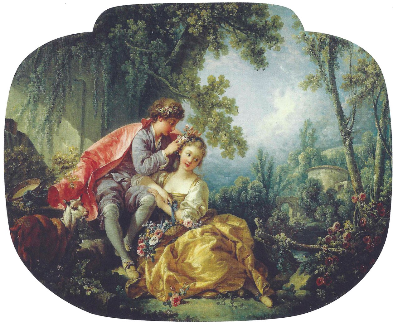 Las cuatro estaciones: Primavera de François Boucher