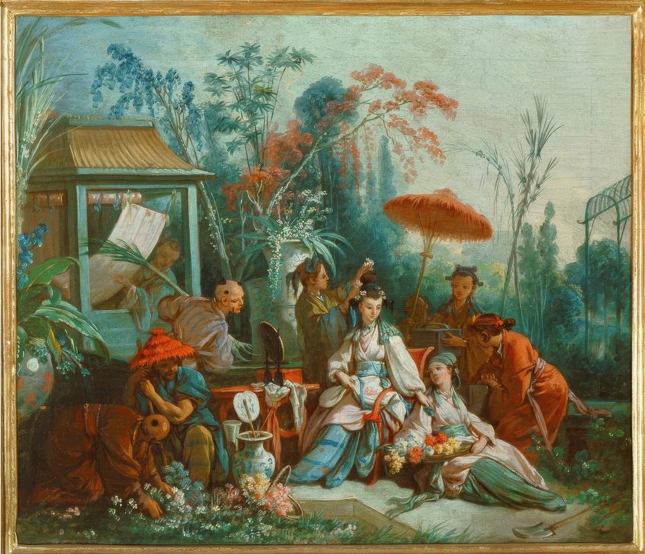 Jardín chino de François Boucher