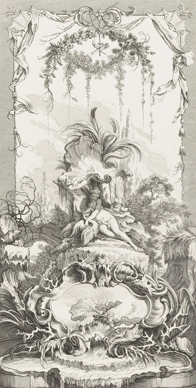 Leda en Nuevos conceptos para pantallas de François Boucher
