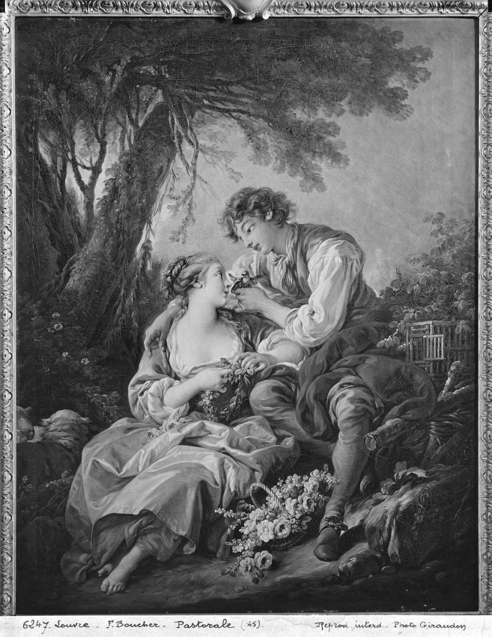 Escena pastoral de François Boucher