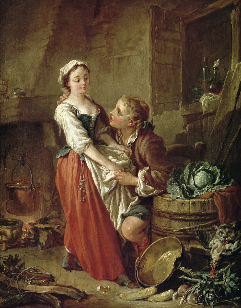 La Hermosa Criada de Cocina de François Boucher