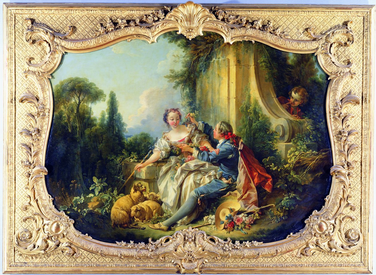 El pastor galante de François Boucher