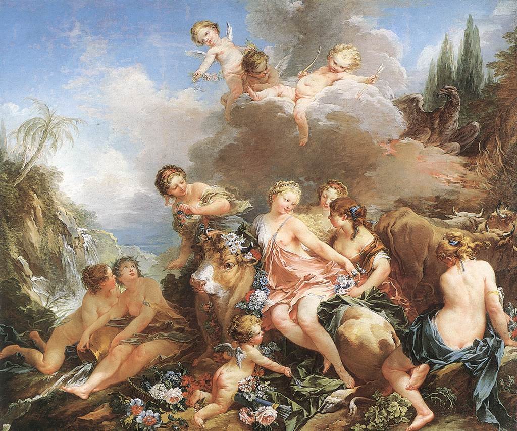 El rapto de Europa de François Boucher