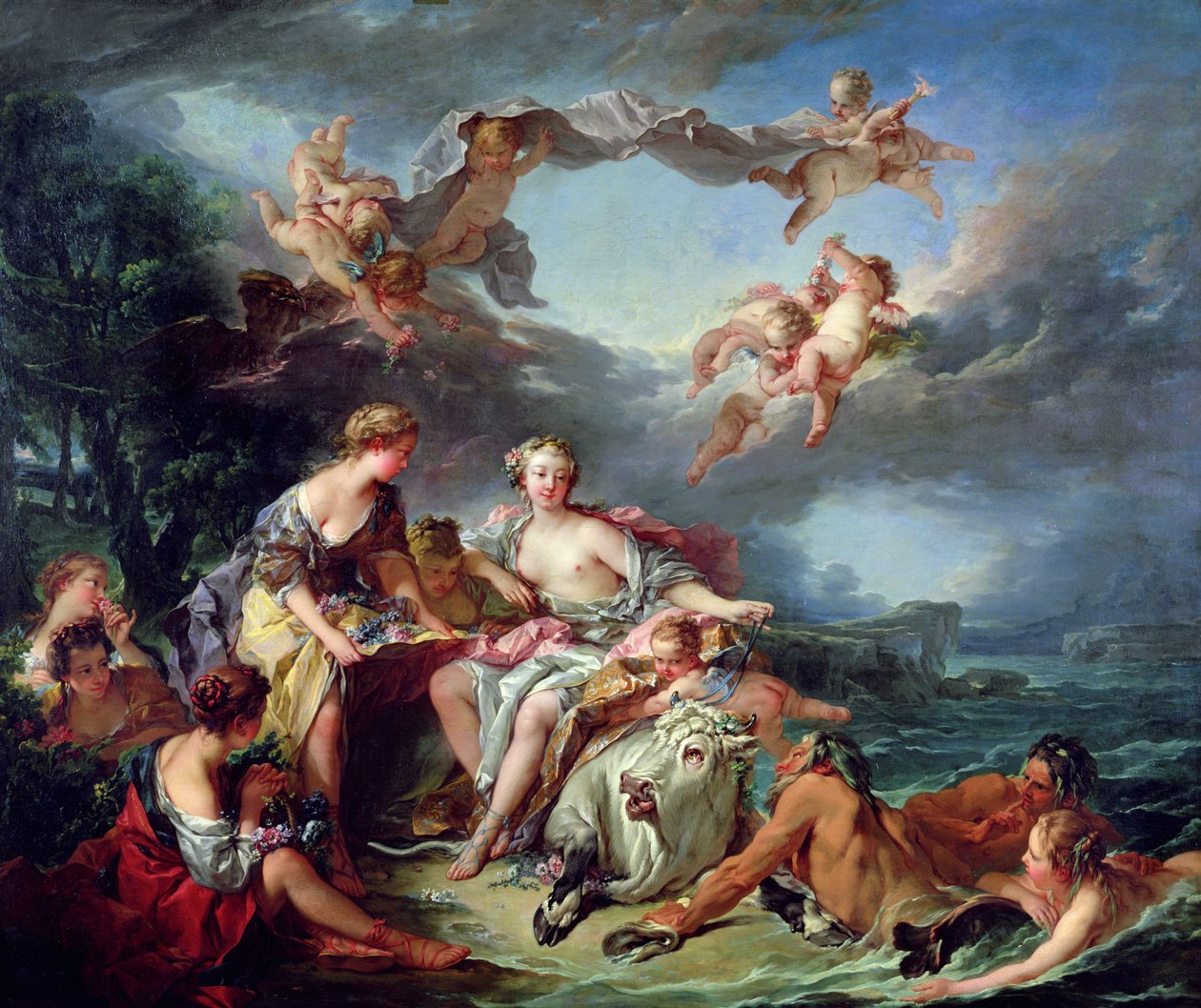 El rapto de Europa, 1747 de François Boucher