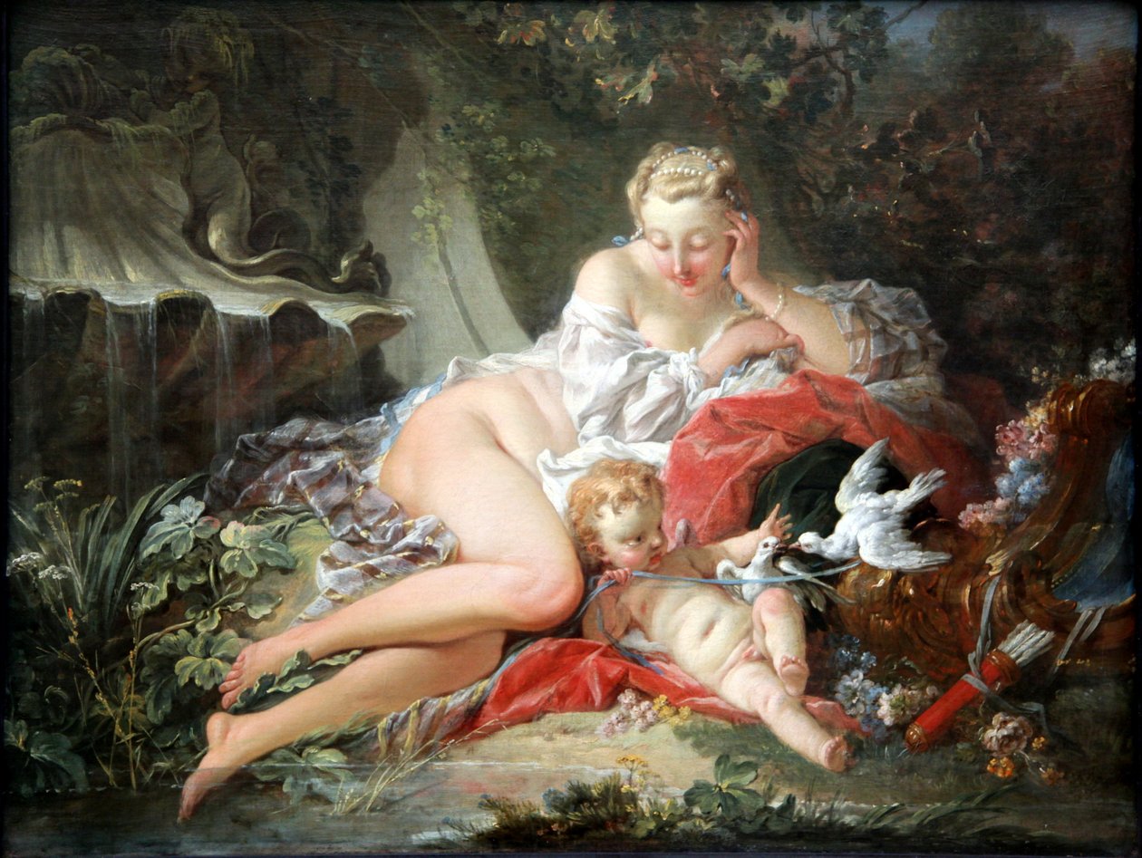 Venus y Amor de François Boucher