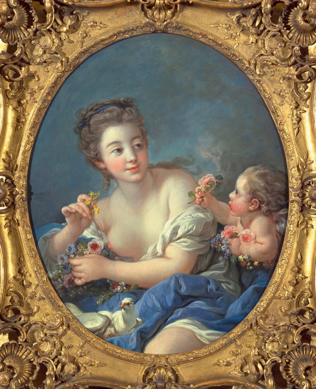 Venus y Cupido, 1769 de François Boucher