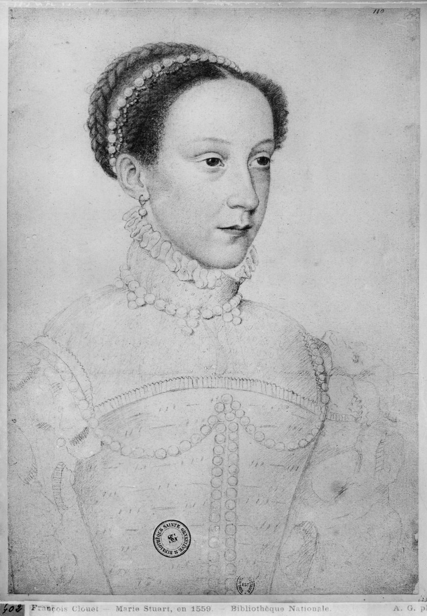 María, Reina de Escocia, 1559 de François Clouet