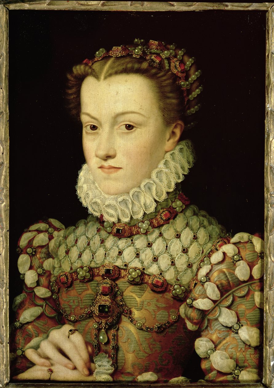 Retrato de Isabel de Austria (1554-92) Reina de Francia, c.1570 de François Clouet
