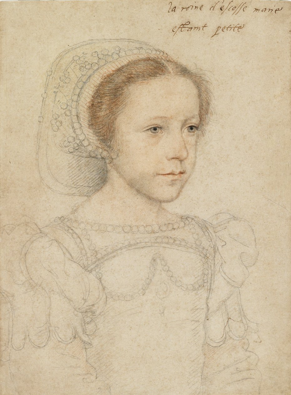 Retrato de María, Reina de Escocia, c.1549 de François Clouet