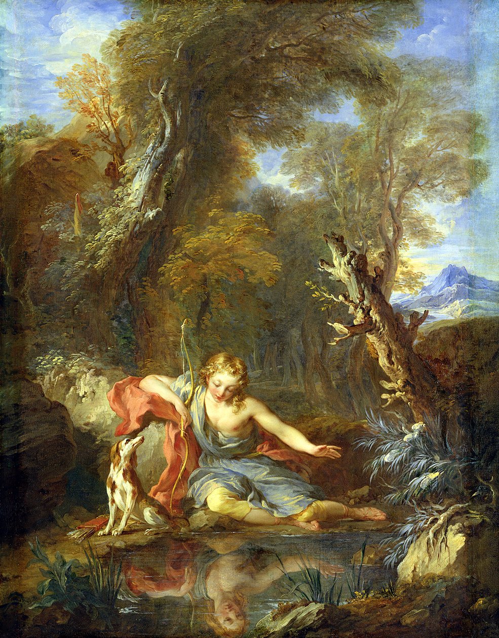 Narciso, 1728 de François Lemoyne