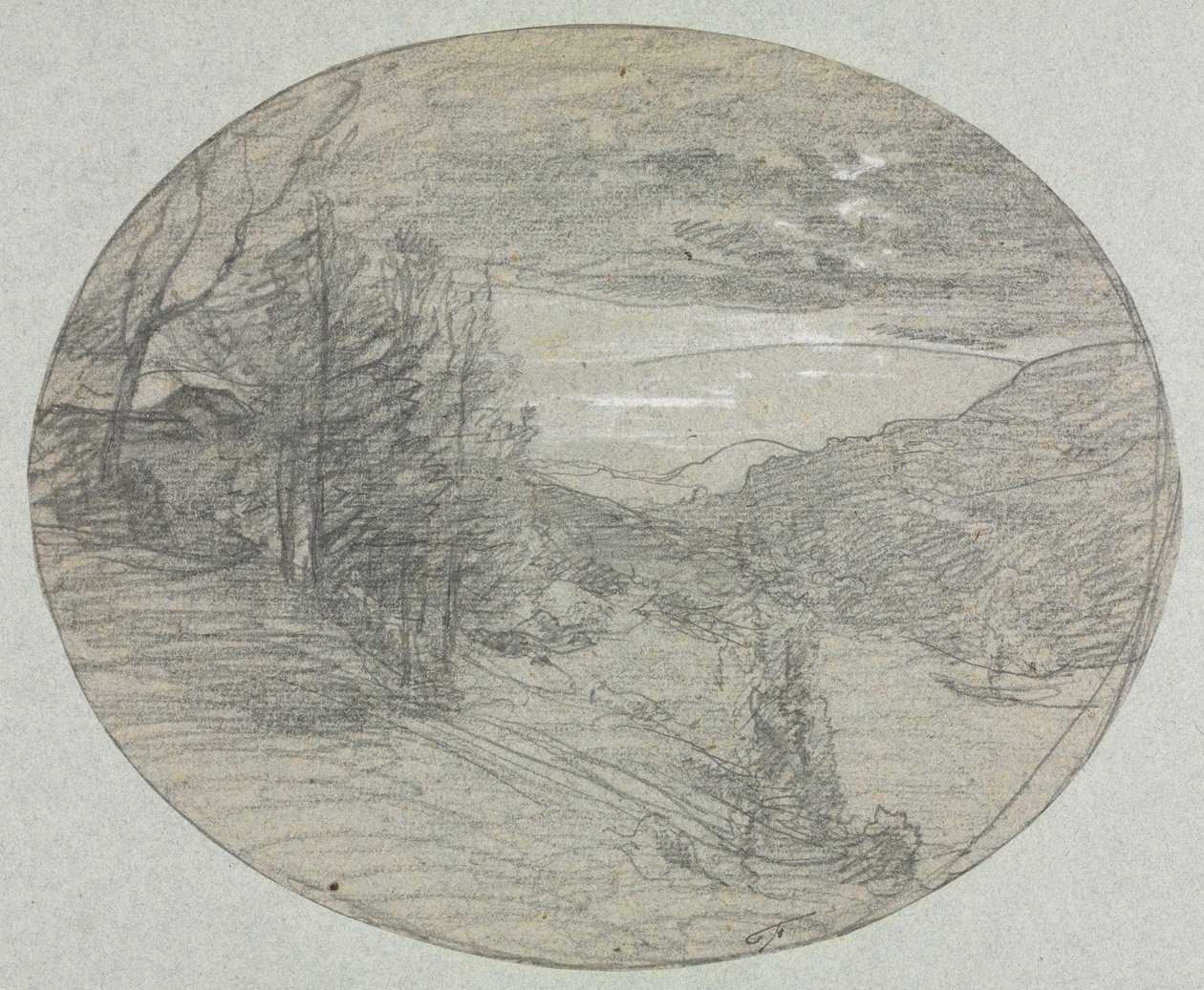 Paisaje de François Auguste Ravier