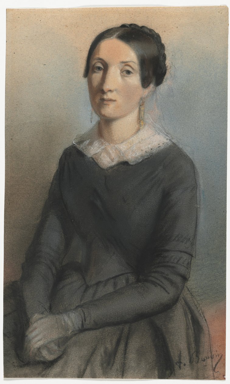 Retrato de mujer de François Bonvin