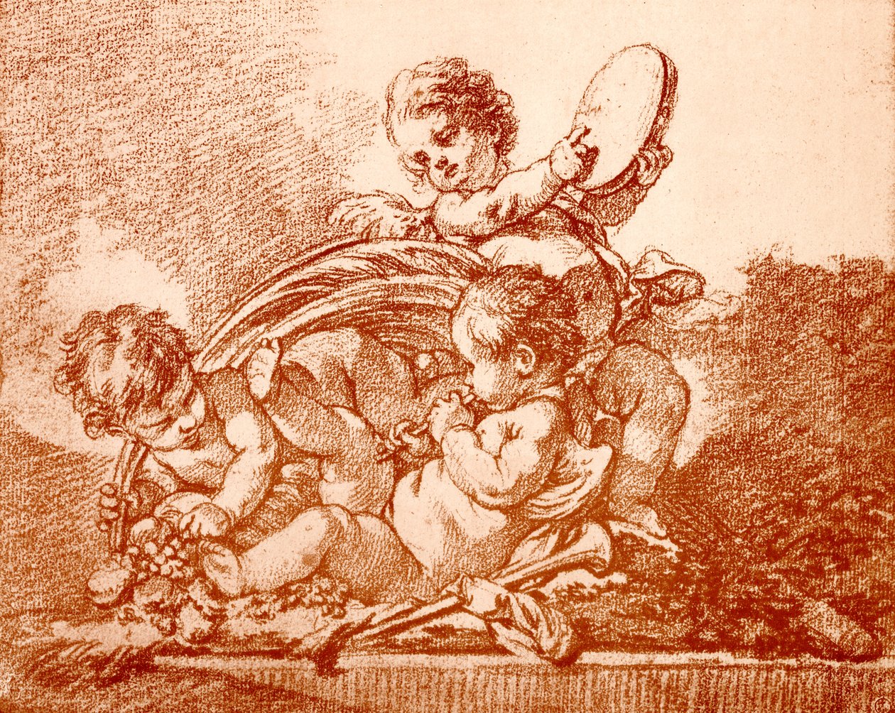 Alegoría del otoño de François Boucher