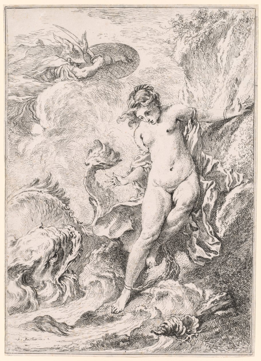 Andrómeda, 1734 de François Boucher