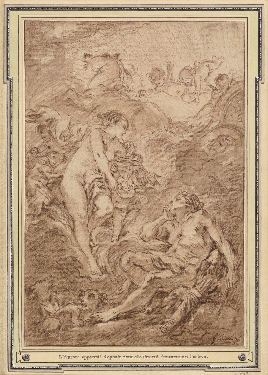 Aurora y Céfalo de François Boucher