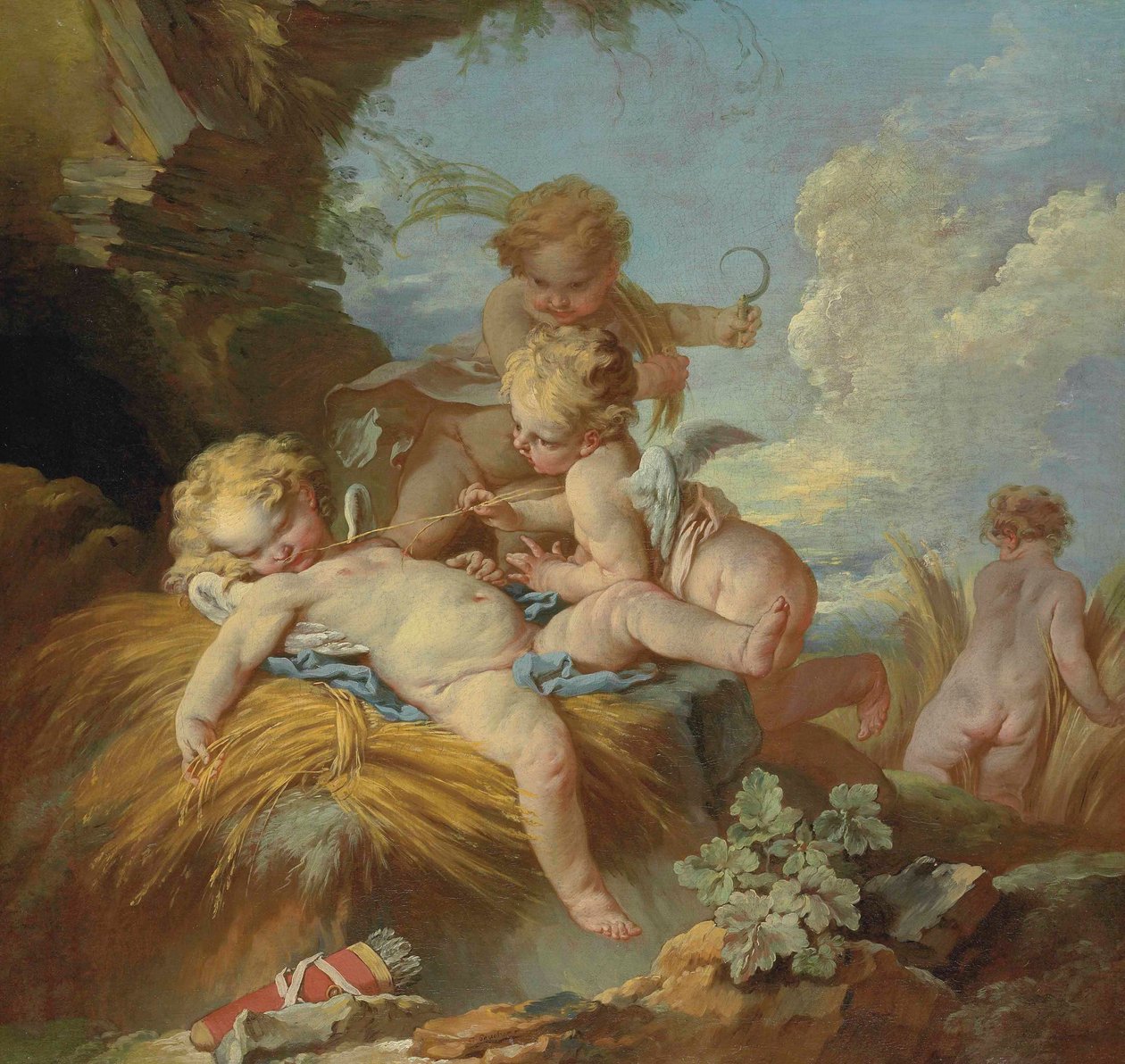 Boucher - La cosecha del amor, Ananoff y Wildenstein, 63 de François Boucher