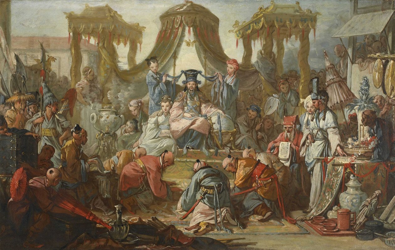 Boucher - La Audiencia del Emperador de China, 1742 circa de François Boucher