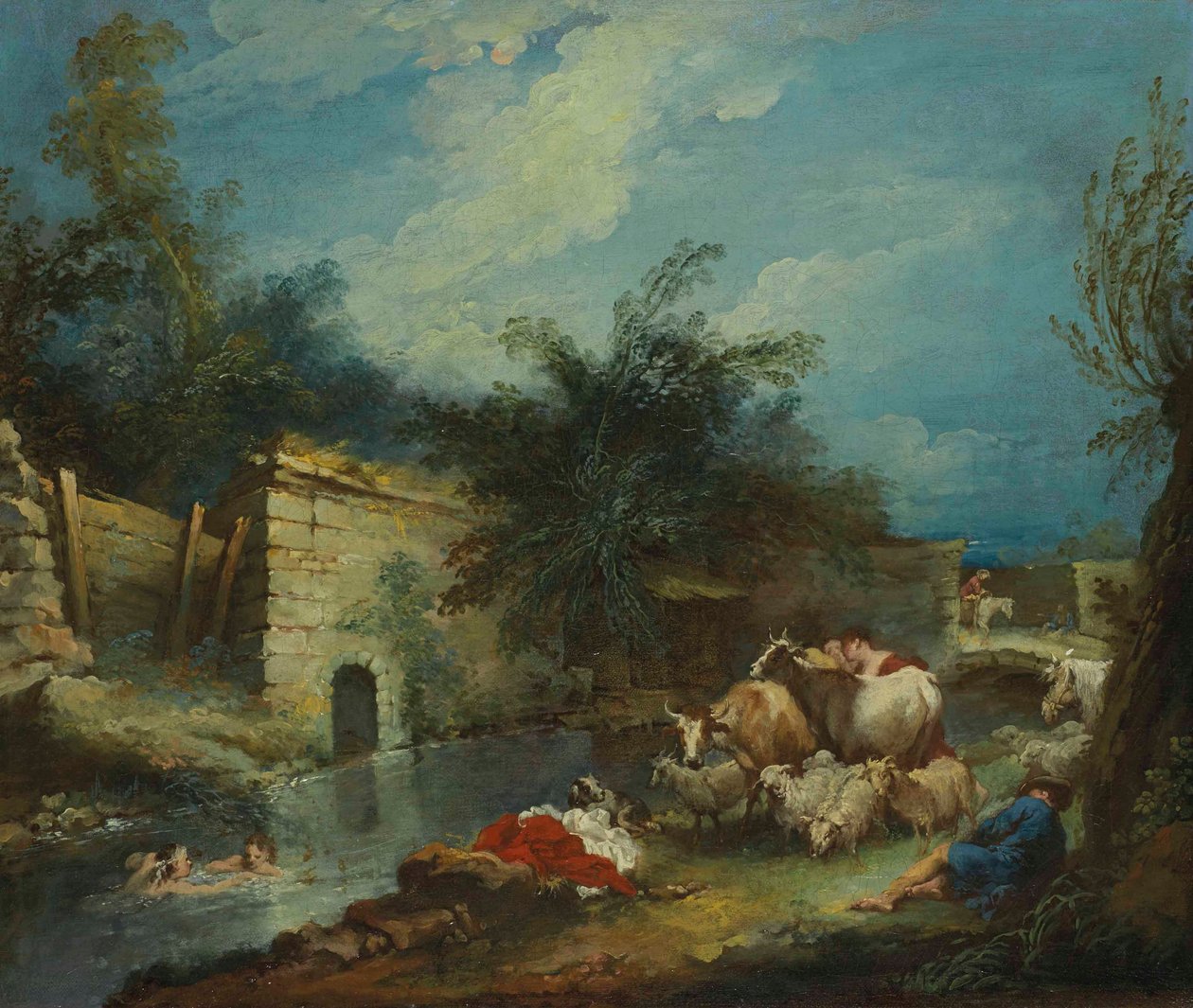 Boucher - El descanso de los pastores de François Boucher