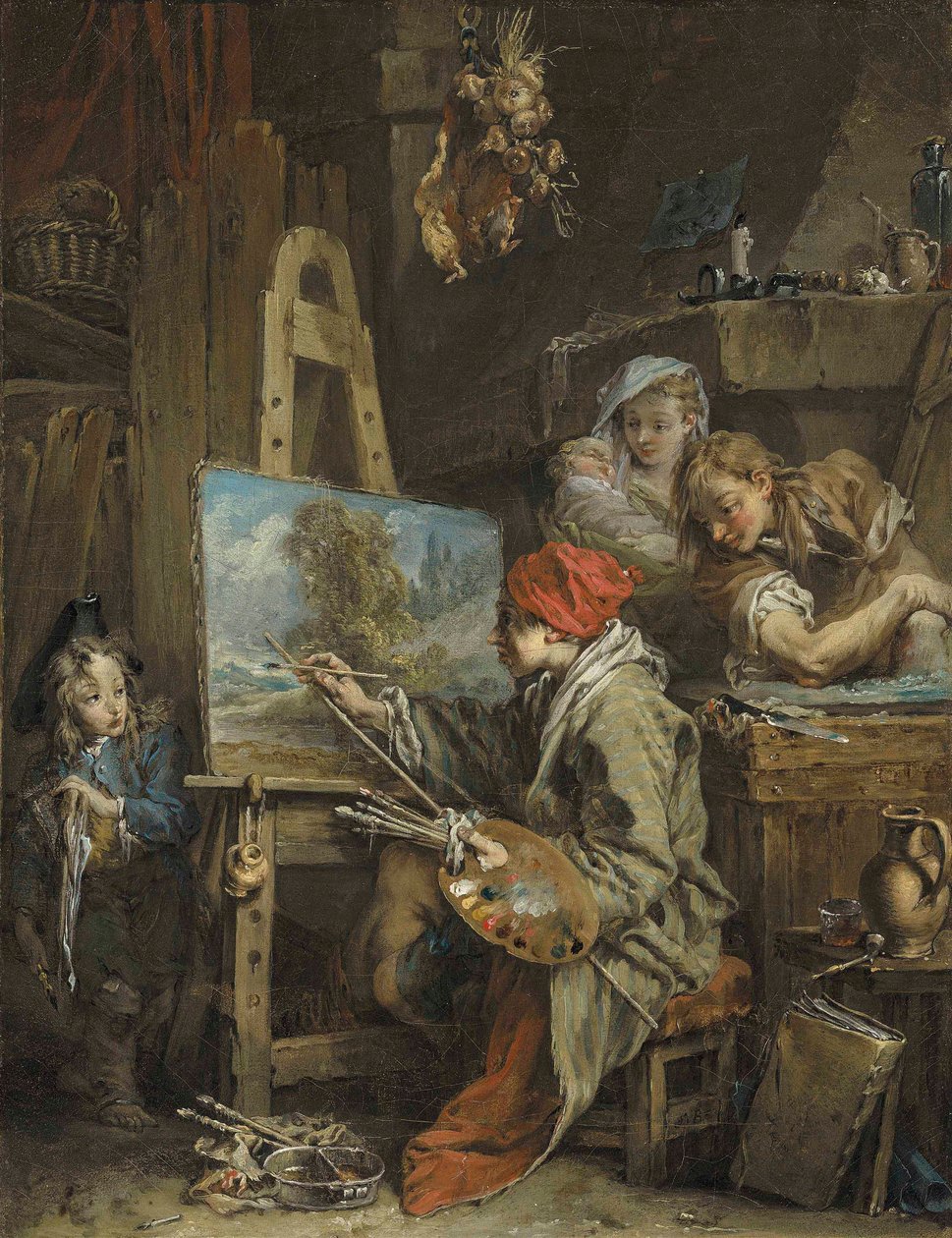 Boucher - El pintor de paisajes de François Boucher
