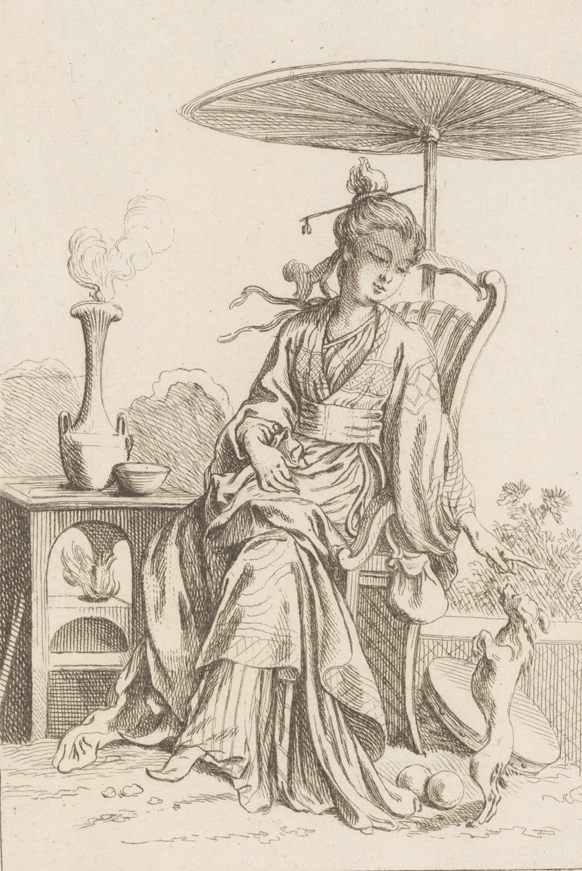 Dama china, 1738-45 de François Boucher