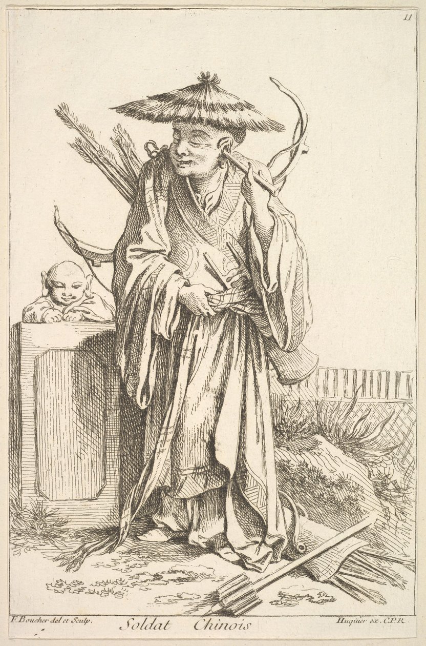 Soldado chino de François Boucher