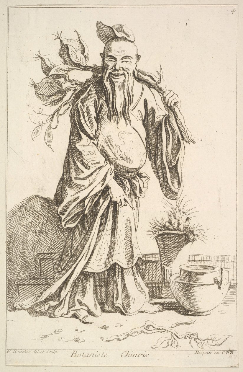 Botánico Chino, 1738-45 de François Boucher
