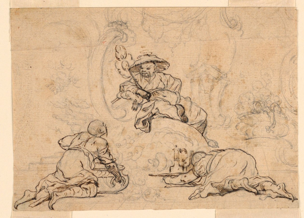 Diseños para ornamentación de chinoiserie de François Boucher