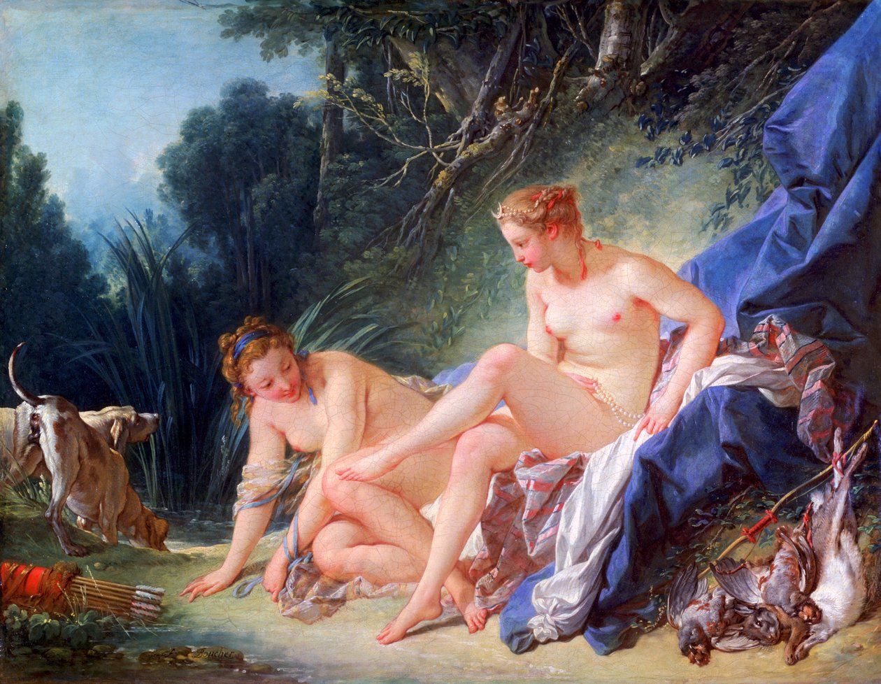 Diana Saliendo de su Baño, 1742 de François Boucher