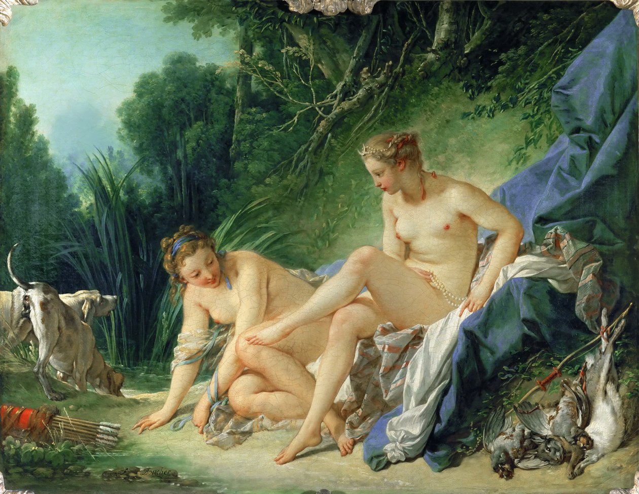 Diana después del baño de François Boucher