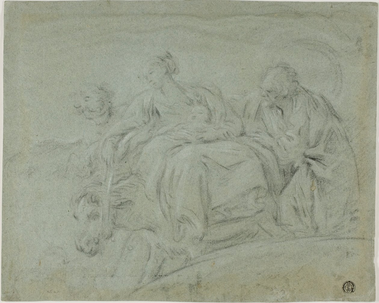 Huida a Egipto de François Boucher