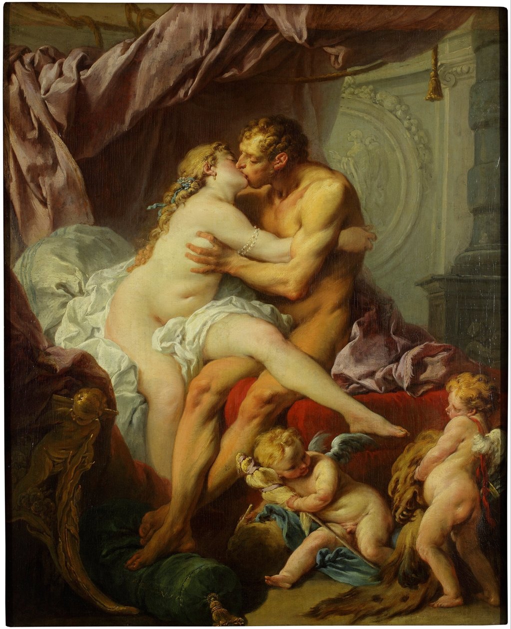 Hércules y Onfalia de François Boucher