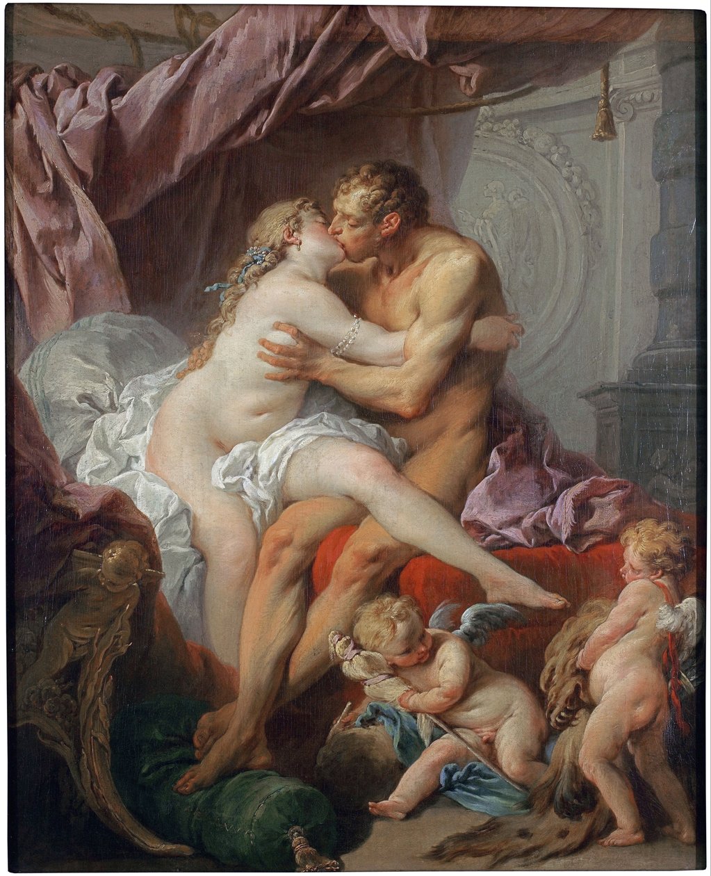 Hércules y Onfalia de François Boucher