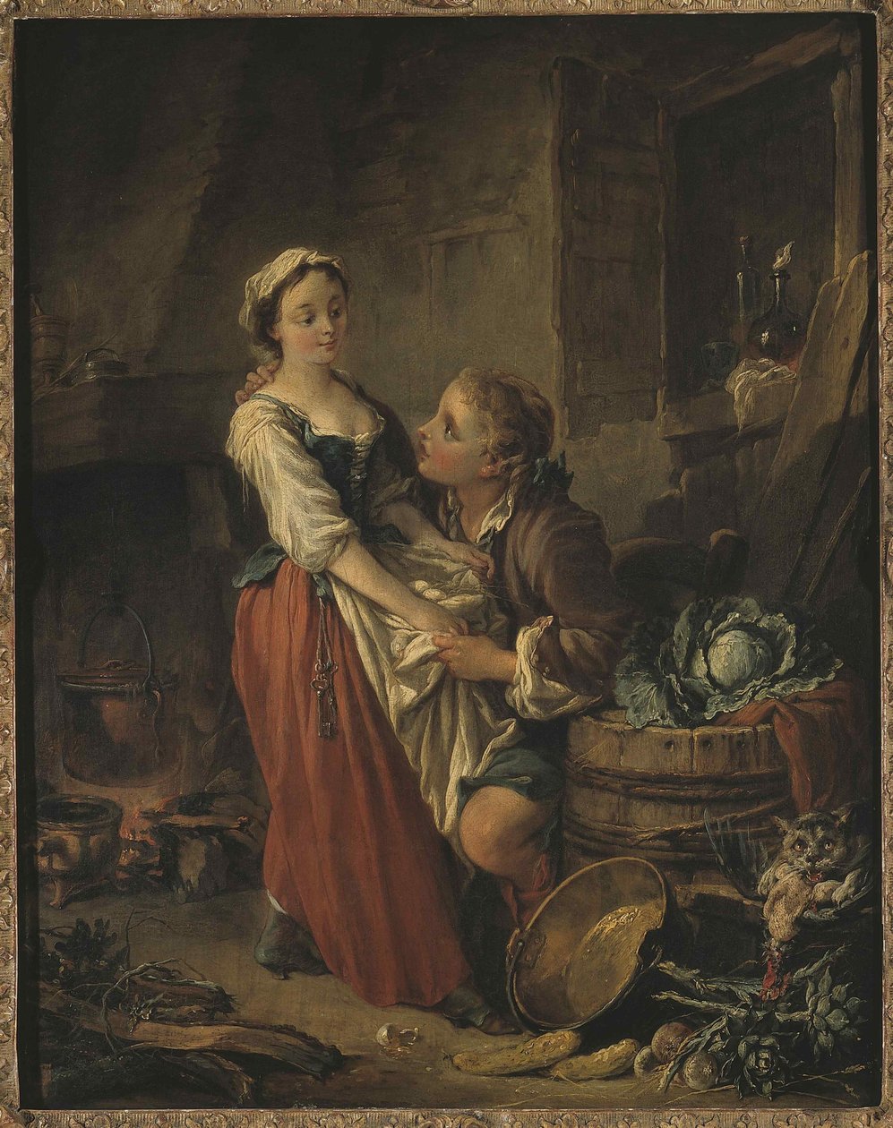 La Belle cuisinière, 1735 de François Boucher