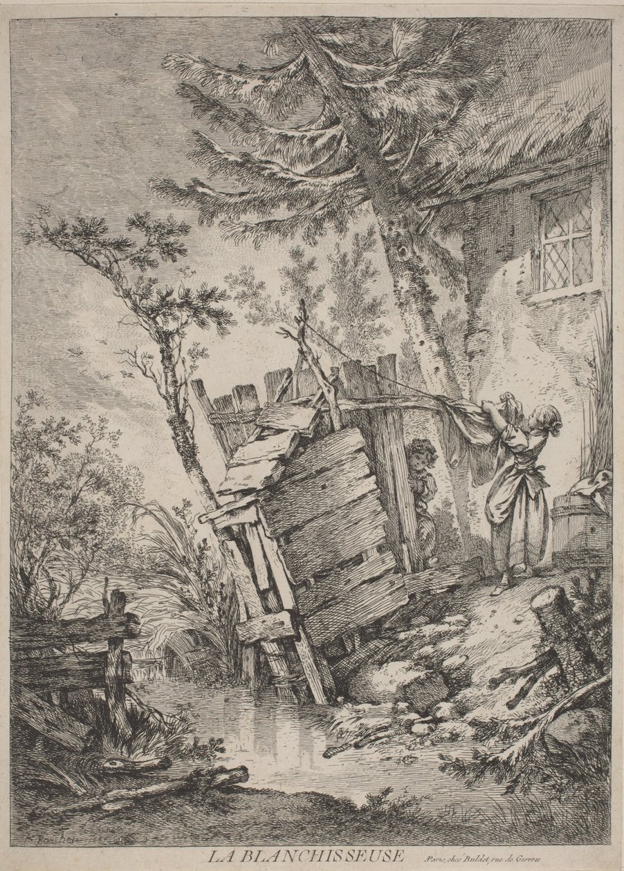 La Lavandera de François Boucher