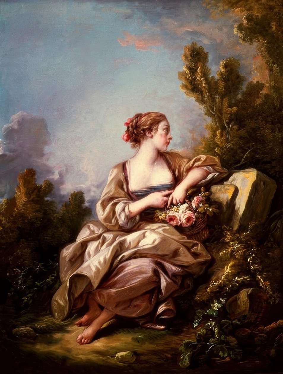 La pequeña jardinera de François Boucher
