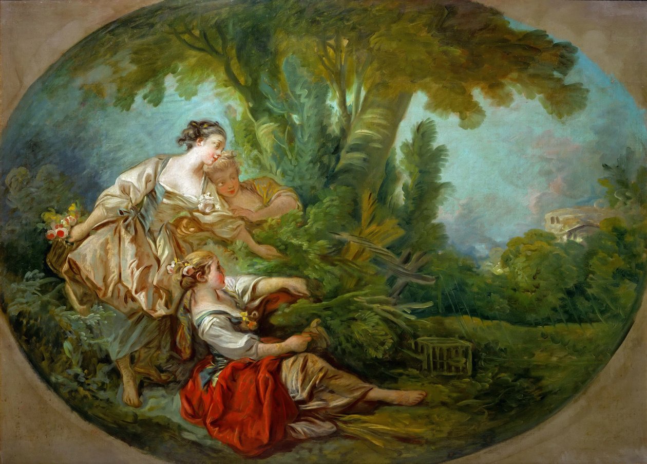 Lappeau, llamado el pájaro atrapado en las redes El pájaro señuelo, también llamado El pájaro atrapado de François Boucher