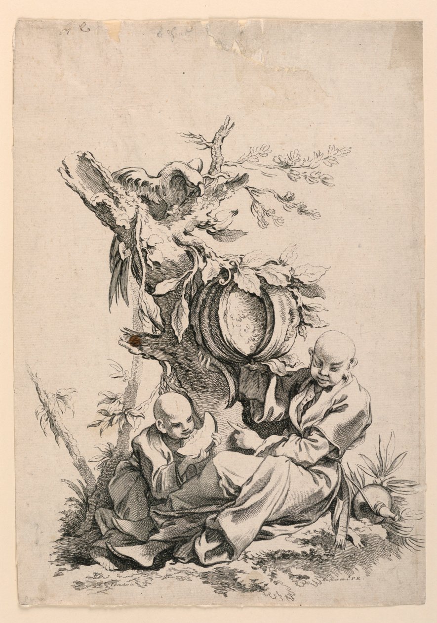 El Gusto de la serie Los Cinco Sentidos de François Boucher