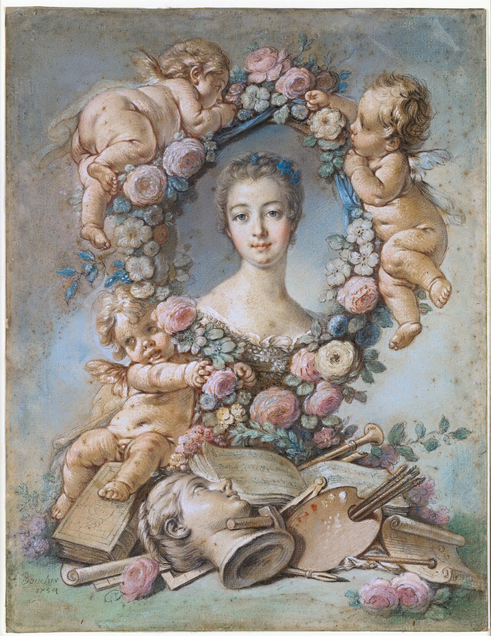 Madame de Pompadour de François Boucher