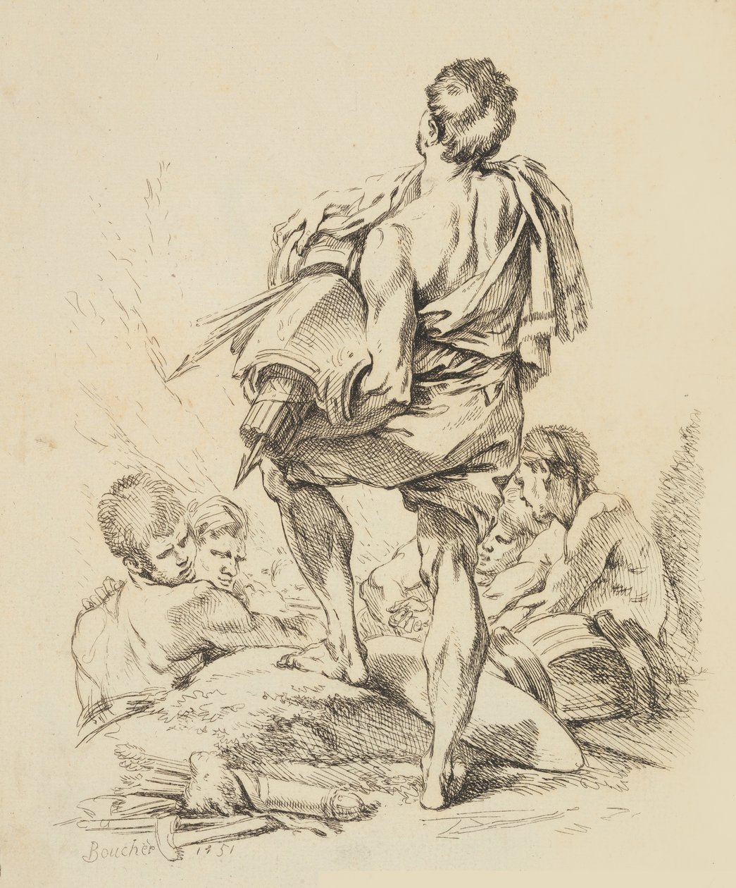 Nuevo libro de varias figuras, 1751 de François Boucher