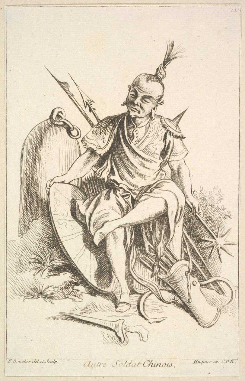 Otro soldado chino de François Boucher