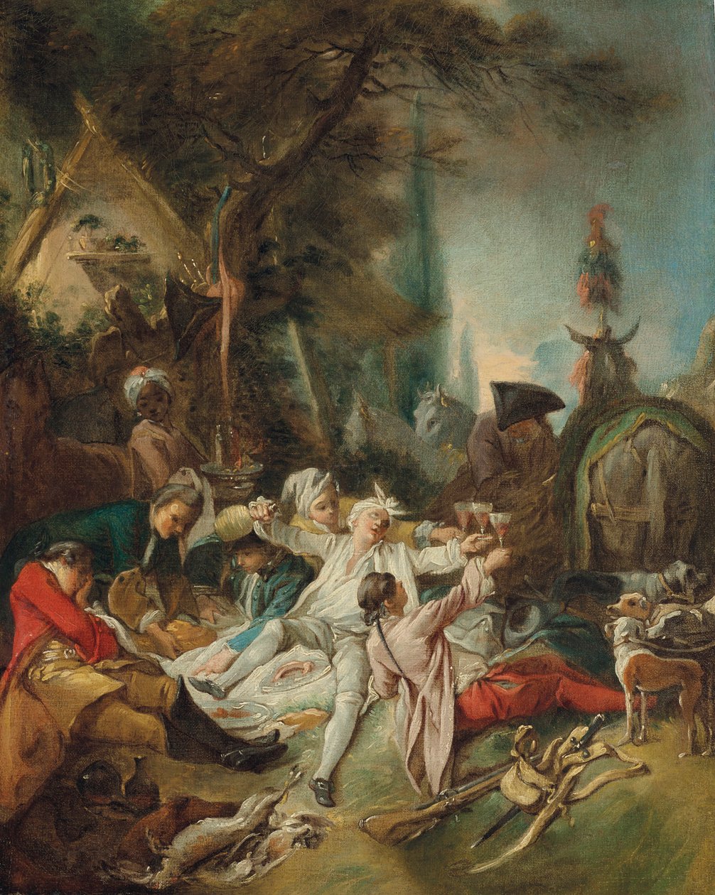 Descanso en la caza de François Boucher