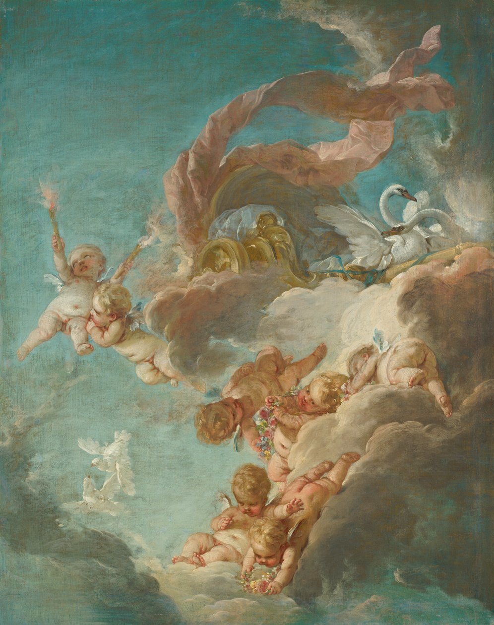 El carro de Venus de François Boucher