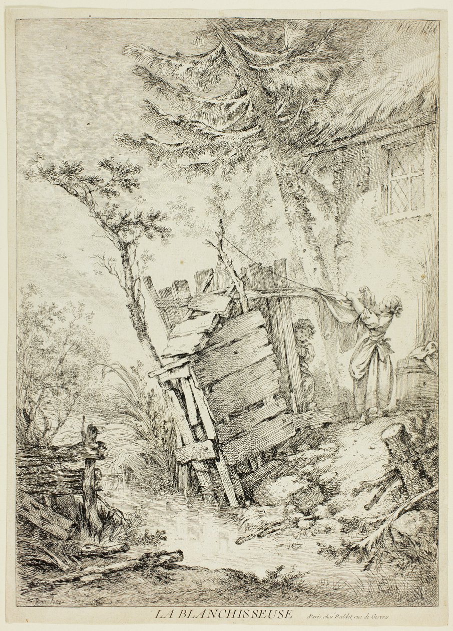La Lavandera de François Boucher