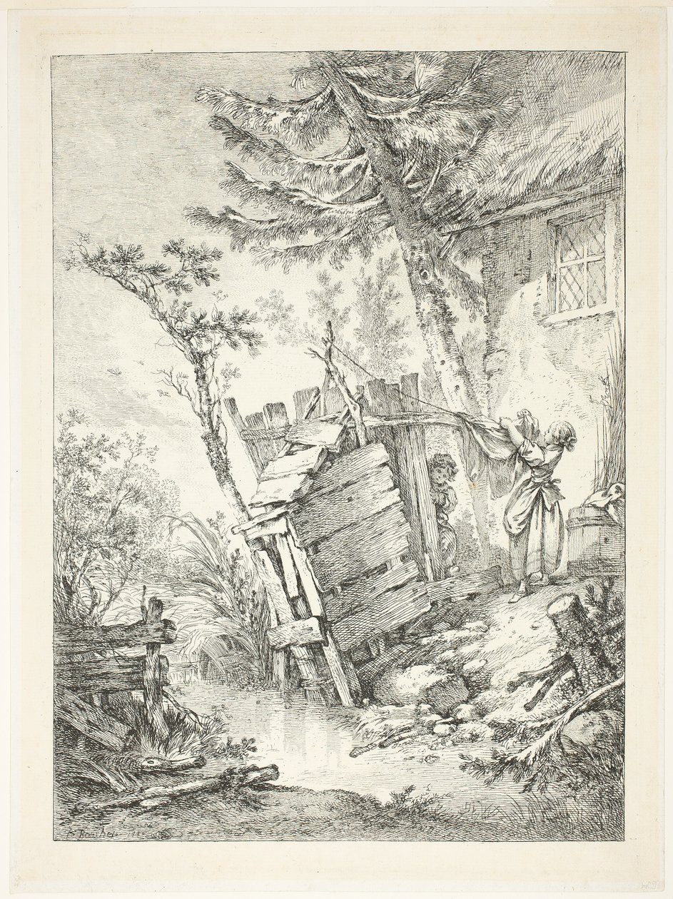 La Lavandera de François Boucher