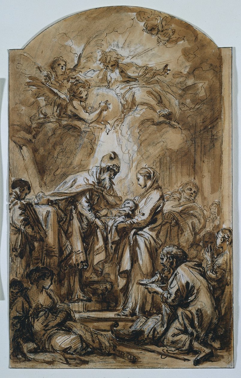 La presentación en el templo, c. 1770 de François Boucher