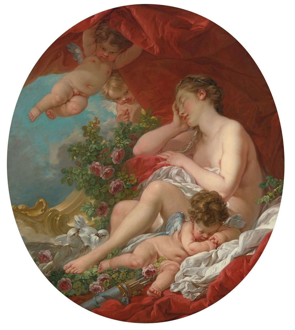 El sueño de Venus de François Boucher