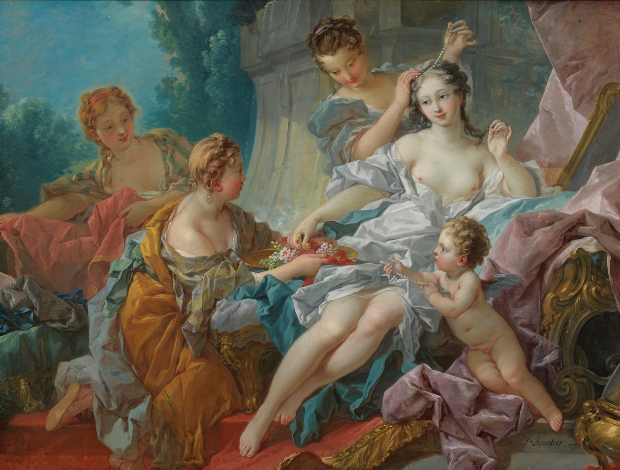 El tocador de Venus, 1746 de François Boucher
