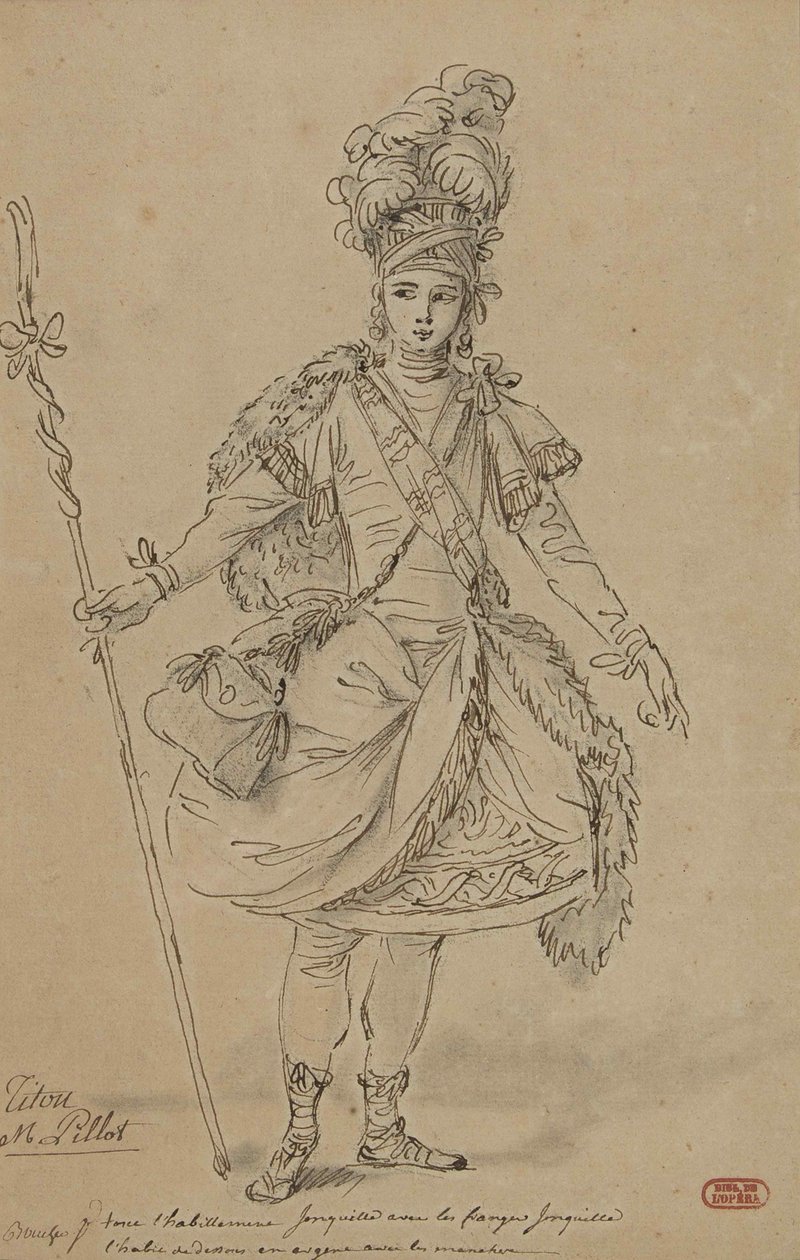 Tithonus. Diseño de vestuario para la ópera Titon et l